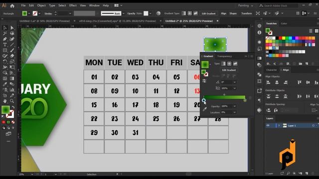 New Year Calendar Design 2023 How To Create a Desk Calendar in Illustrator смотреть онлайн