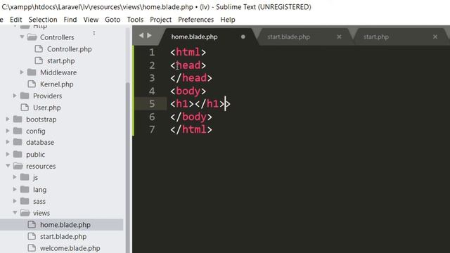 PHP Laravel Framework#4 Blade ไฟล์[WEBDER] смотреть онлайн