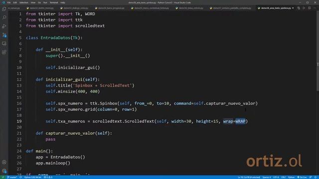 Python Curso V2: 724 2/2 Usar un Control Spinbox y ScrolledText para Capturar Números del Usuario смотреть онлайн