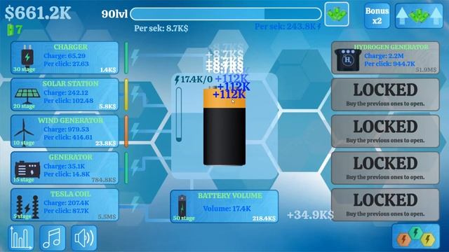 Battery Clicker (Clicker Game) смотреть онлайн
