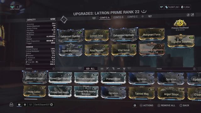 Incarnon Latron Prime Build NO RIVEN | Warframe смотреть онлайн