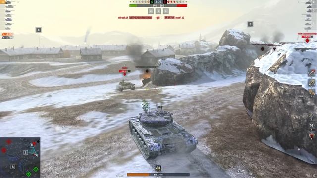 ВЗВОД 70% СТАТИСТОВ НЕДООЦЕНИЛ ЭТОГО ИГРОКА на T57 Heavy! Tanks Blitz смотреть онлайн