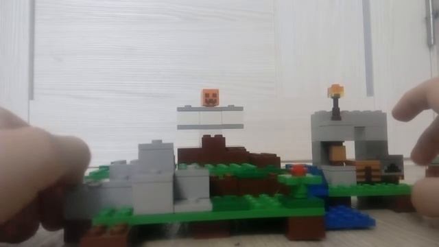 Обзор набора LEGO MINECRAFT 21123 железный голем смотреть онлайн