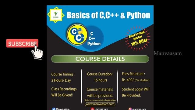 Basic of C, C++ & Python смотреть онлайн