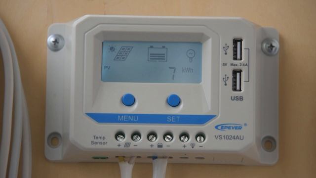 Контроллер для солнечных панелей Epever VS1024AU. смотреть онлайн