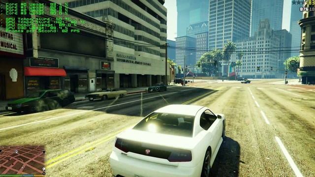 Grand Theft Auto V 1080p 60fps maxed out (no advanced settings) gtx 970 xtreme gaming OC смотреть онлайн