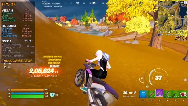 FORTNITE C4 S1 | RYZEN 5 3500U | 8GB RAM | NO STUTTERING смотреть онлайн