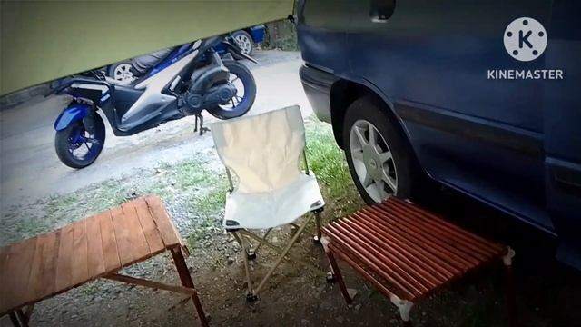 DIY SLIDING CAR AWNING KIA PRIDE. SOLO CAMPING PART 2 смотреть онлайн