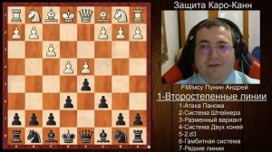 Защита Каро-Канн (за черных). Часть 1. Второстепенные линии. Релиз курса лекций