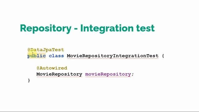 Spring Boot: Write Integration Test for @Repository | Delivering Quality 14 | API Testing смотреть онлайн