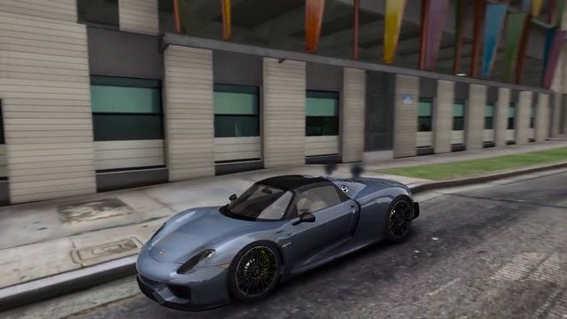 Porsche 918 Spyder On The Roads Of Los Santos. || Low End PC Gameplay || 1080p 60FPS