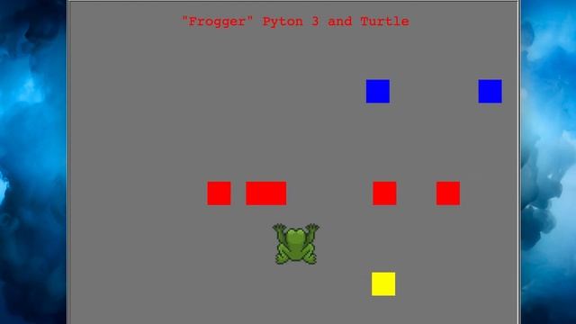 Simple 'frogger'/Crossy road type game in Python 3 with the Turtle module and animated gif смотреть онлайн
