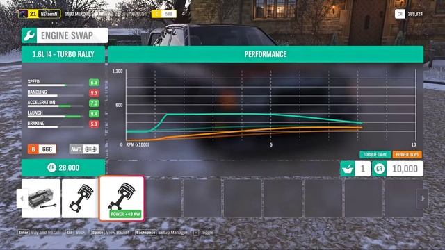 Forza Horizon 4 | Upgrading 1990 Mercedes-Benz 190E Evolution II смотреть онлайн