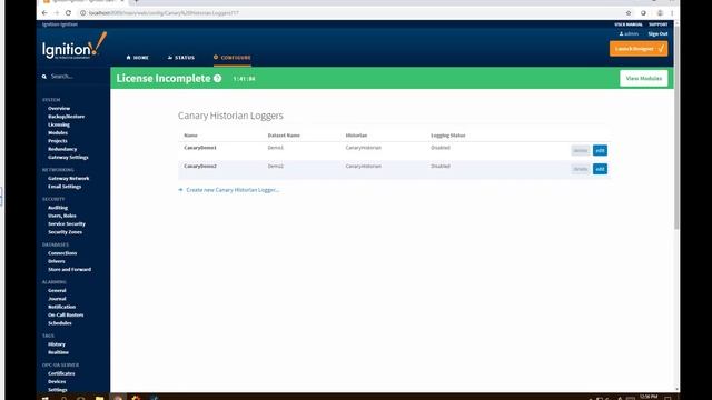 Configuring Canary as an Ignition Data Historian смотреть онлайн