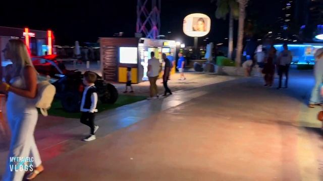 THE WALK at Jumeirah Beach Residence Complete Night Walk | Dubai Tourist Attraction смотреть онлайн