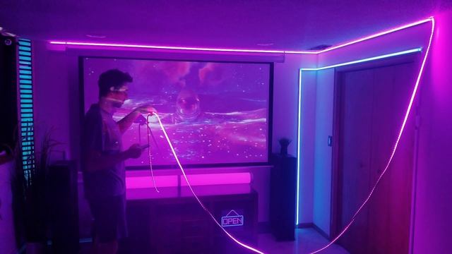 GOVEE M1 - Connecting 2 Strips Together. It can be done! Total of 32.8 Ft. смотреть онлайн