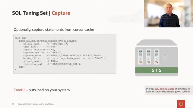 Capture workload information with SQL Tuning Set смотреть онлайн