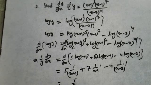 LOGARITHMIC DIFFERENTIATION PART-8 смотреть онлайн
