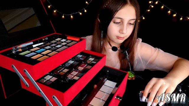 ASMR ?РАСПАКОВКА Подарка?? Большой сундучок КОСМЕТИКИ cosmetics?? смотреть онлайн