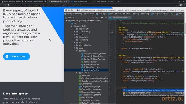 Java Curso: 5 Alternativas Entorno de Desarrollo Integrado IDE NetBeans IntelliJ IDEA VSCode Eclips смотреть онлайн