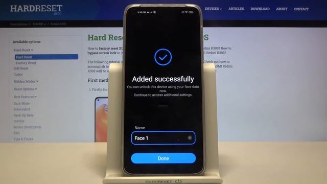XIAOMI Redmi K30S – Manage Lock Screen Options & Activate Face Recognition смотреть онлайн