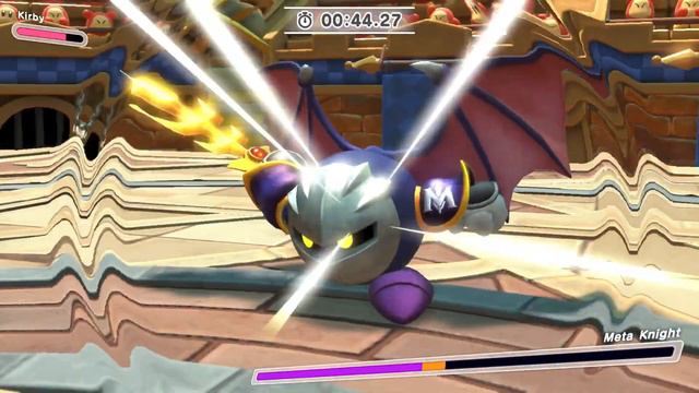 Almost Unfair Meta Knight Boss Fight (No Copy Ability) смотреть онлайн