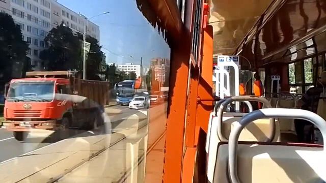 30.06.23 Трамвайный маршрут 7 борт. 7653 в Санкт-Петербурге. смотреть онлайн