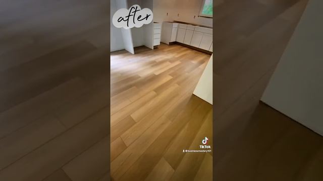 Before And After Vinyl Plank #howto #money #smallyoutuber #new #smallbusiness #home #homedecor
