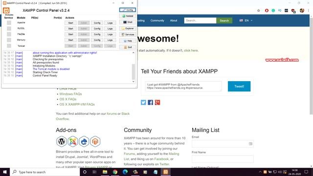 How to install Xampp 7.4.6 [ 64 bit ] in Windows 10 смотреть онлайн