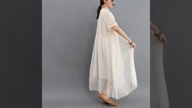 Лето 2021 новое хорошее качество шелковое шифоновое платье с вышивкой темперамент женское большого смотреть онлайн