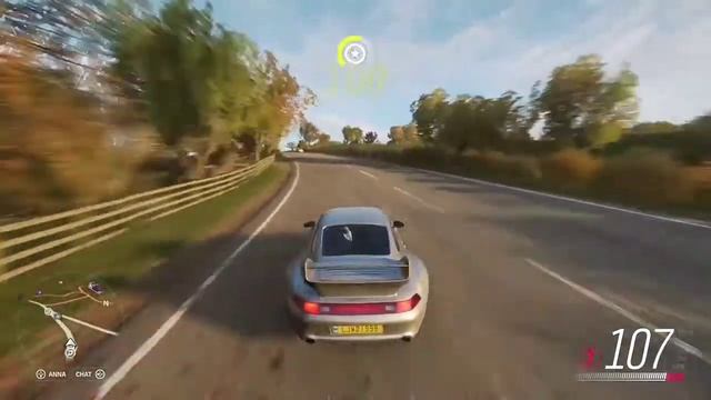 Test drive in the Porsche 911 GT2 1995 (Forza horizon 4) смотреть онлайн
