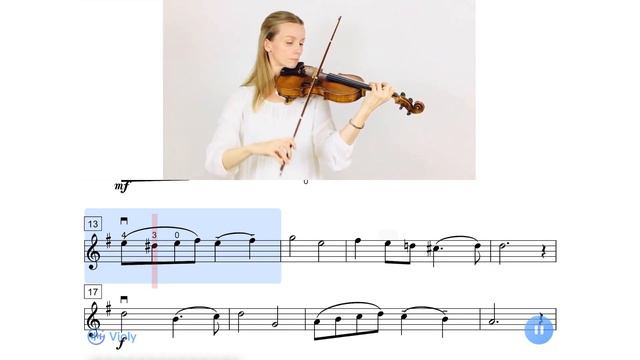 Chorus - with Synchronized Sheet Music - slowly! смотреть онлайн