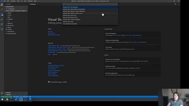 Using WSL with Python in VS Code смотреть онлайн