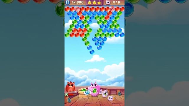 Cookie Cat Pop | Game fruit candy смотреть онлайн