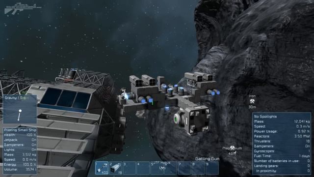 Space Engineers - Building Into An Asteroid, Base Construction SE2 - Part 7 смотреть онлайн