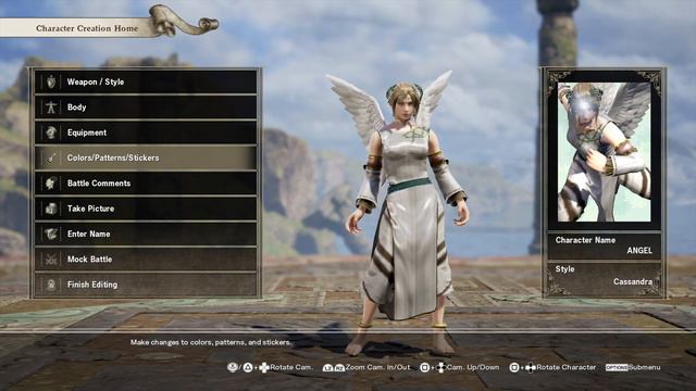 SOULCALIBUR 6 TEKKEN ANGEL CHARACTER CREATION! смотреть онлайн