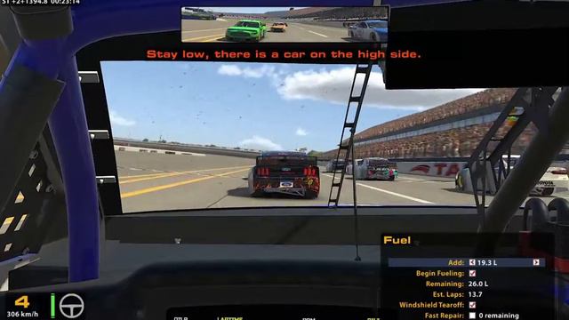iRacing - Nascar - Monster Energy - Ford Mustang - Talladega смотреть онлайн
