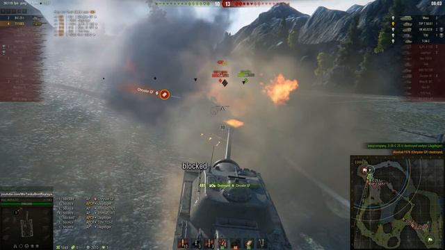 T110E3 - 9 Kills - 1 VS 4 - World of Tanks Gameplay смотреть онлайн