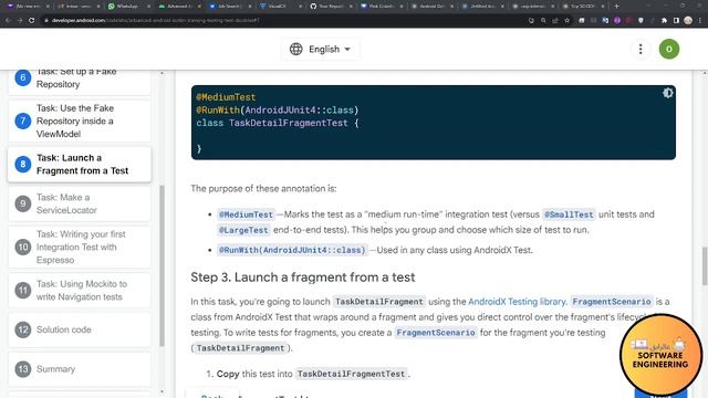 Advanced Android Testing in Kotlin to Test Doubles and Dependency Injection part-8 смотреть онлайн