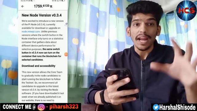 Pi network new update hindi || New version of nodes || Harsh Crypto Support смотреть онлайн