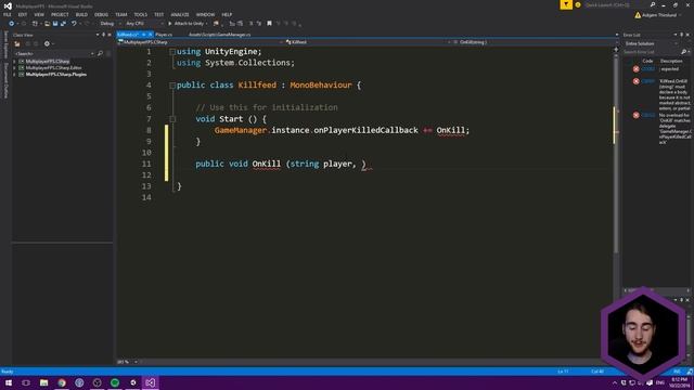 Making a Multiplayer FPS in Unity (E29. Killfeed) - uNet Tutorial смотреть онлайн