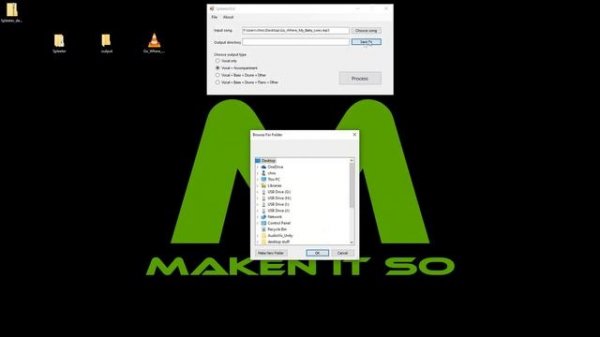 SpleeterGUI - Desktop app download and run (Windows 10)