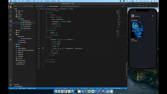 Flutter UI Movie stream App - SpeedCode смотреть онлайн
