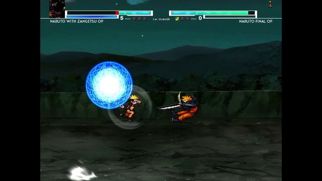 Naruto with Zangetsu V2 OP (New) VS Naruto Final OP (all form) in Mugen смотреть онлайн