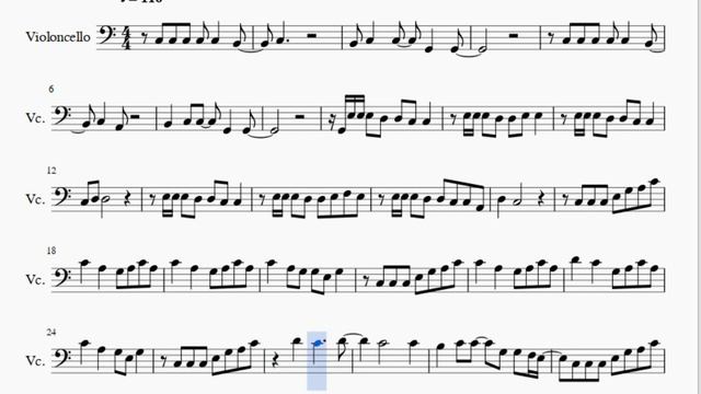 Cello Sheet Music: How to play Stronger (What Doesn't Kill You) by Kelly Clarkson смотреть онлайн