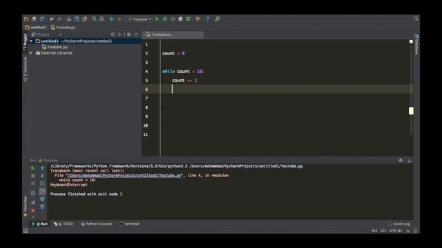 Python Basics - 8 - while loops смотреть онлайн