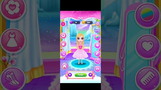 Ice Princess Hair Beauty Salon||Android Game Play смотреть онлайн