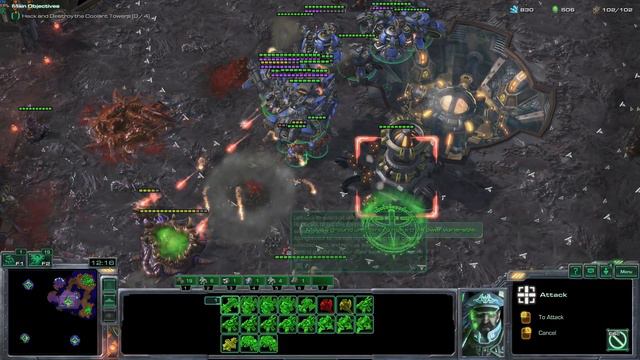 StarCraft II: Wings of Liberty Nightmare mod 9-1 смотреть онлайн