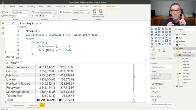 Understanding data lineage in DAX смотреть онлайн