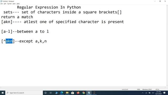 Regular Expression-sets смотреть онлайн